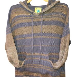 Unif Cozy Striped Hoodie Sweater